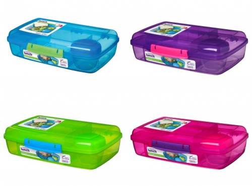 Bento Cube Lunch Box 1,25 L Pink - Sistema →